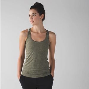 Lululemon Heathered fatigue cool racerback tank 6